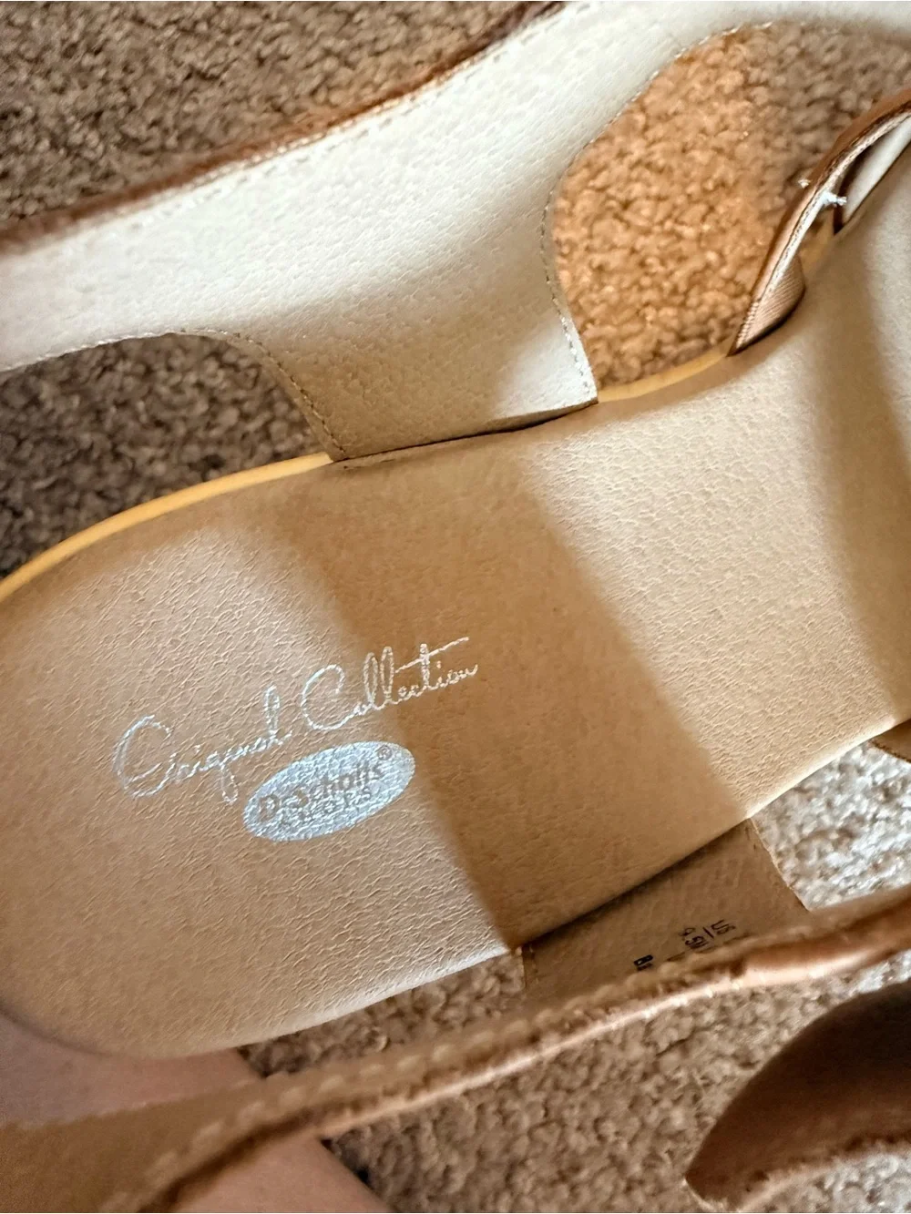 Dr. Scholl’s Original Collection Want It All Leather Platform Sandals 9.5